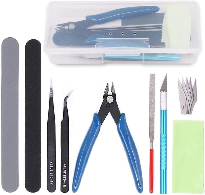 9Pcs Basic Modeler Tool Set Craft Hobby Model Car Building Fix Kit for Gundam