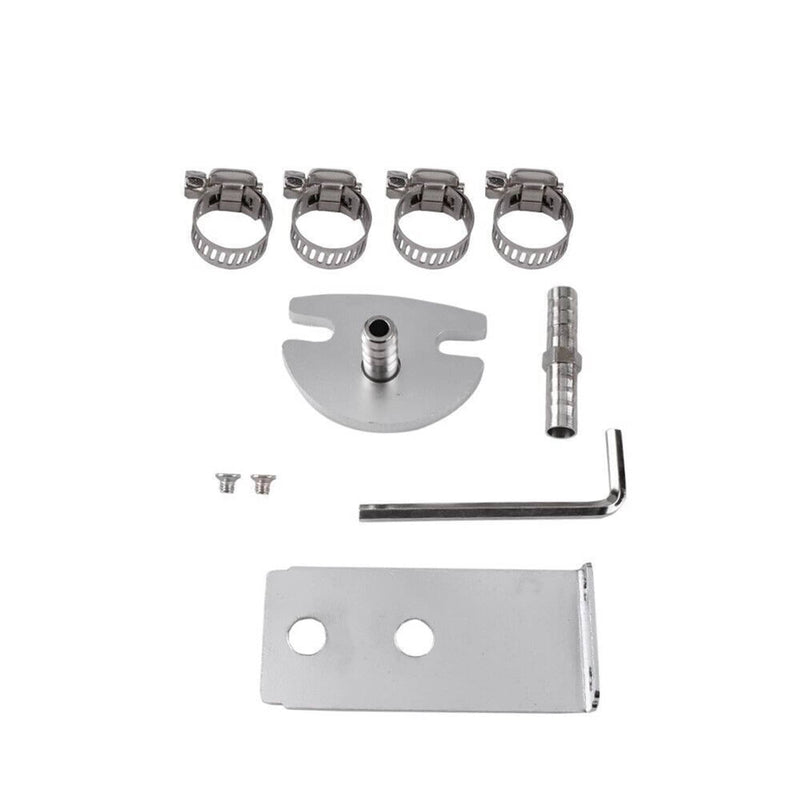 Adjustable Fuel Pressure Regulator Kit with 0-140 Psi Gage Hose Universal