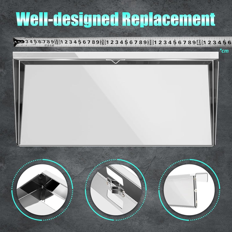 A10-902 Rectangular Grill Serving Shelf w/ Removable Cutting Board for 9” x 18