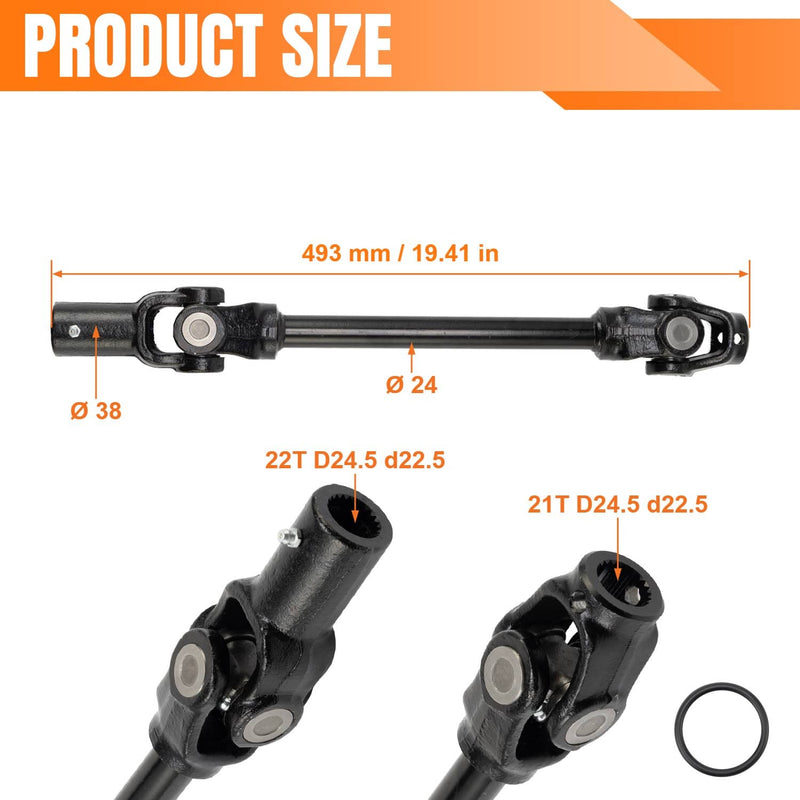 105173301 Rear Prop Shaft for Club Car XRT 1500 1550 Carryall 295 1500 1700