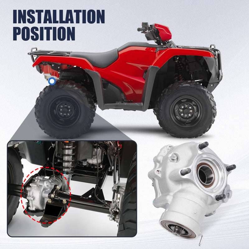 41300-HP5-600 Rear Differential Assy for 2007-2013 Honda Fourtrax Rancher TRX420