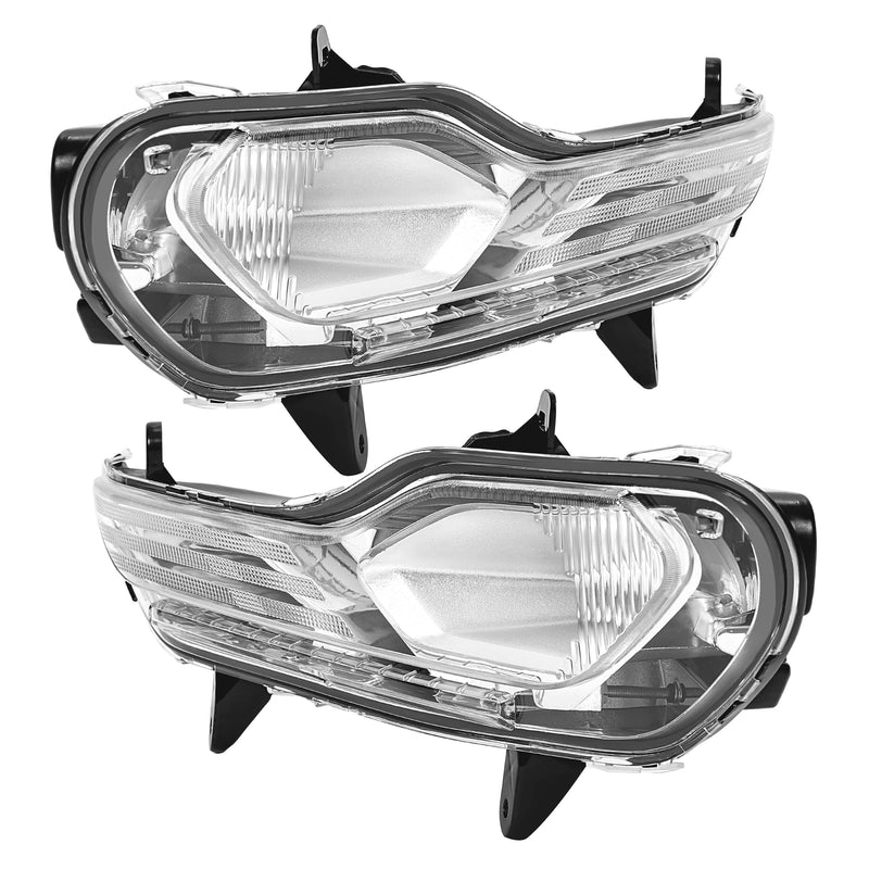 Pair Front Fog Light Bumper Lamps Left Right for Ford Escape Kuga 2013-2016