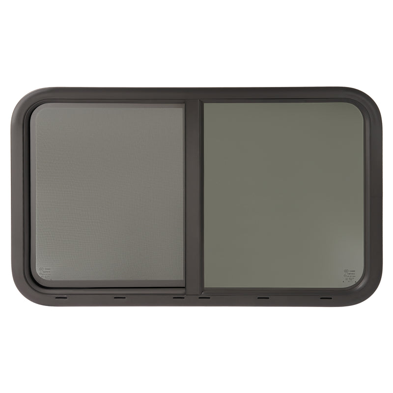 35" x 22" Horizontal Slider RV Window with Screen for Cargo Trailer