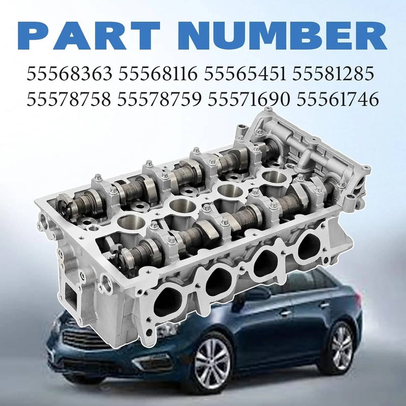55568116 Cylinder Head for Chevy Cruze Sonic 1.8 DOHC Dual VVT Cast 2011-2018
