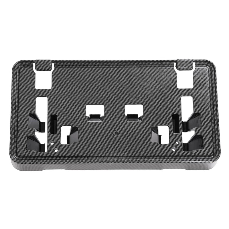 DURAFORCE Front License Plate Mount Holder Carbon Style for Ford F-150 F150 2021-2023