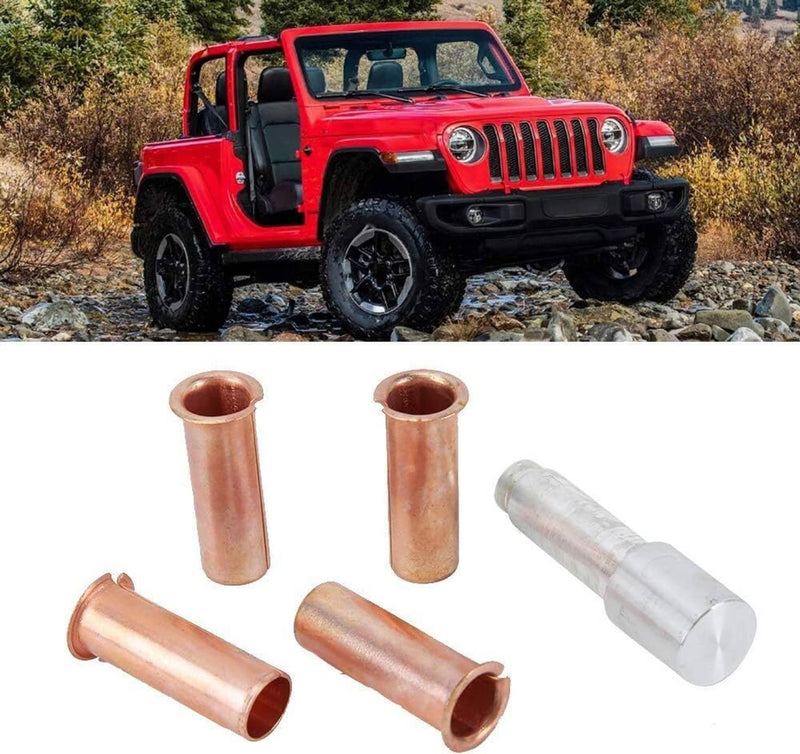 Door Hinge Pin Liners Bushings Kit Removal Tool for 2007-2018 Jeep Wrangler JK