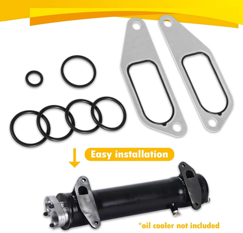431327 Oil Cooler Mounting Kit Gasket O-Rings for DT466 DT360 Engine 675513C1