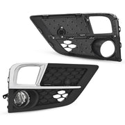 DURAFORCE Front Bumper Fog Lamp Bezel Chrome Trim for Honda Odyssey 2018-2020 Set