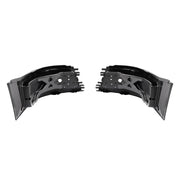 DURAFORCE LH+RH Front Bumper End Cap Extension Corner W/Fog Light Hole For Volvo VNL 04-18