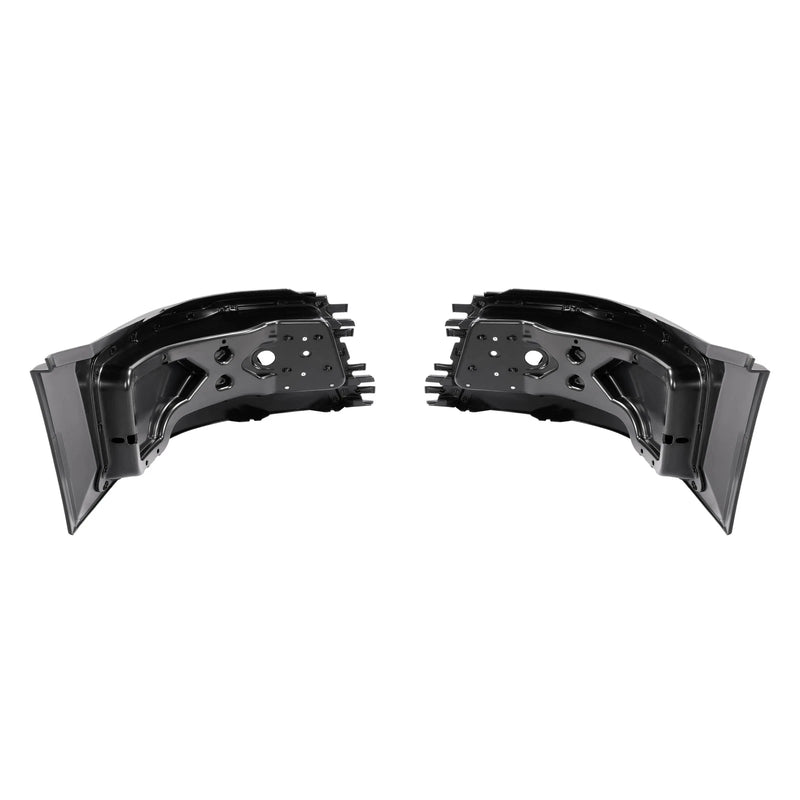 DURAFORCE LH+RH Front Bumper End Cap Extension Corner W/Fog Light Hole For Volvo VNL 04-18