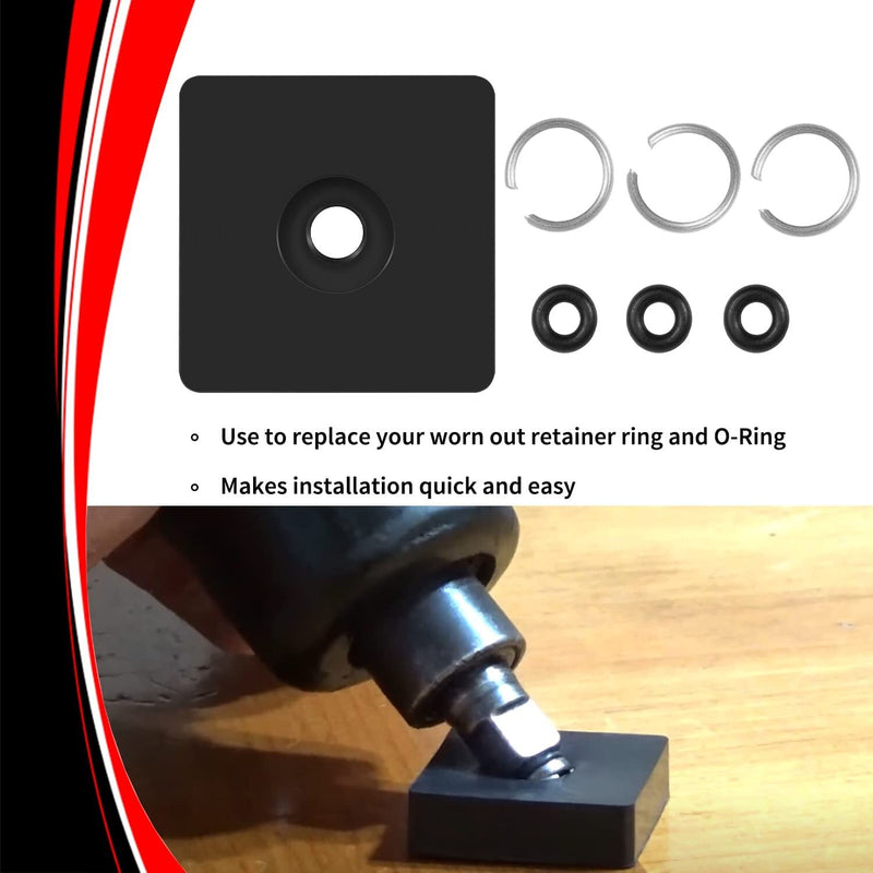 3/8" Impact Wrench Retaining Ring Clip With O-Ring for Milwaukee Type