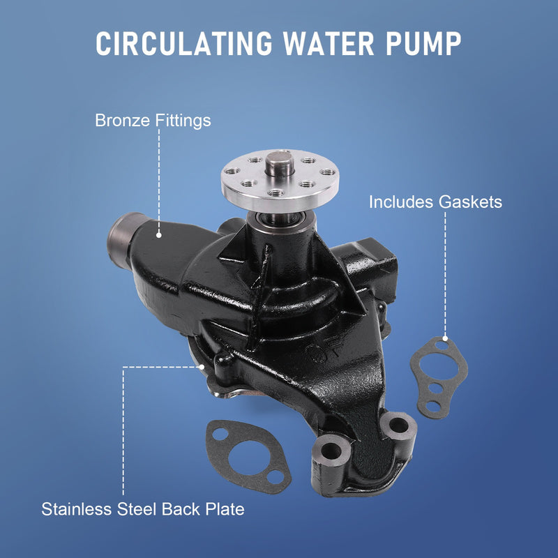 18-684M 60658 Water Pump for MerCruiser 4.3L 5.0L 5.7L Circulation With Gasket