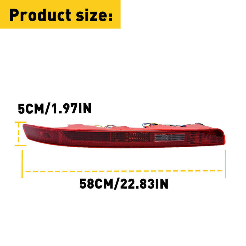 Lower Tail Fog Brake Lamp Left Driver Rear Bumper Light for Audi Q5 18-21