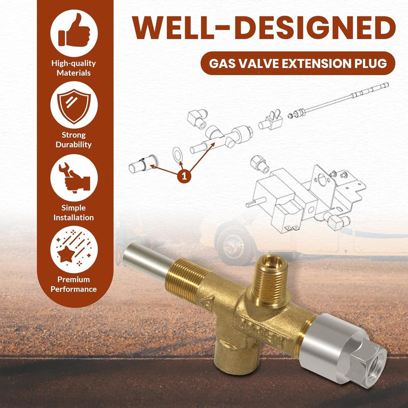 622746001 Gas Valve Extension Plug for Norcold 3163 N260 N300 N400 N500 Series