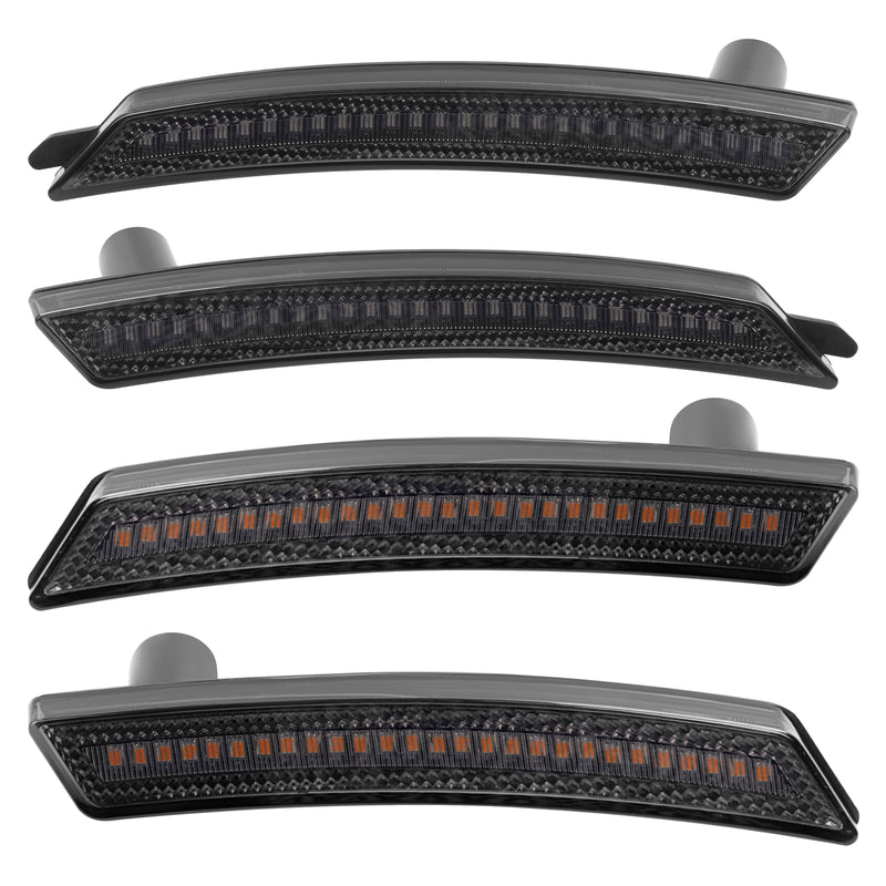 Front Rear Full LED Fender Side Marker Lights for Mini Cooper R55 R56 R57 07-16