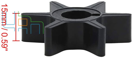 DURAFORCE 47-F433065-2 Water Pump Impeller for Force 25 35 40 50 HP for Chrysler 40 50