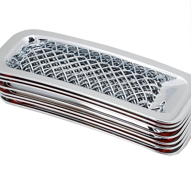 Front Mesh Grille Grill Insert Cover Bezel Kit for Jeep Patriot 2011-2018 7 Pcs