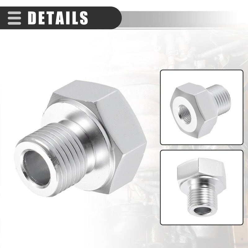 Oil Pressure Sensor Adapter M16x1.5 to 1/8 NPT for GM LS Engine Swap Male Female