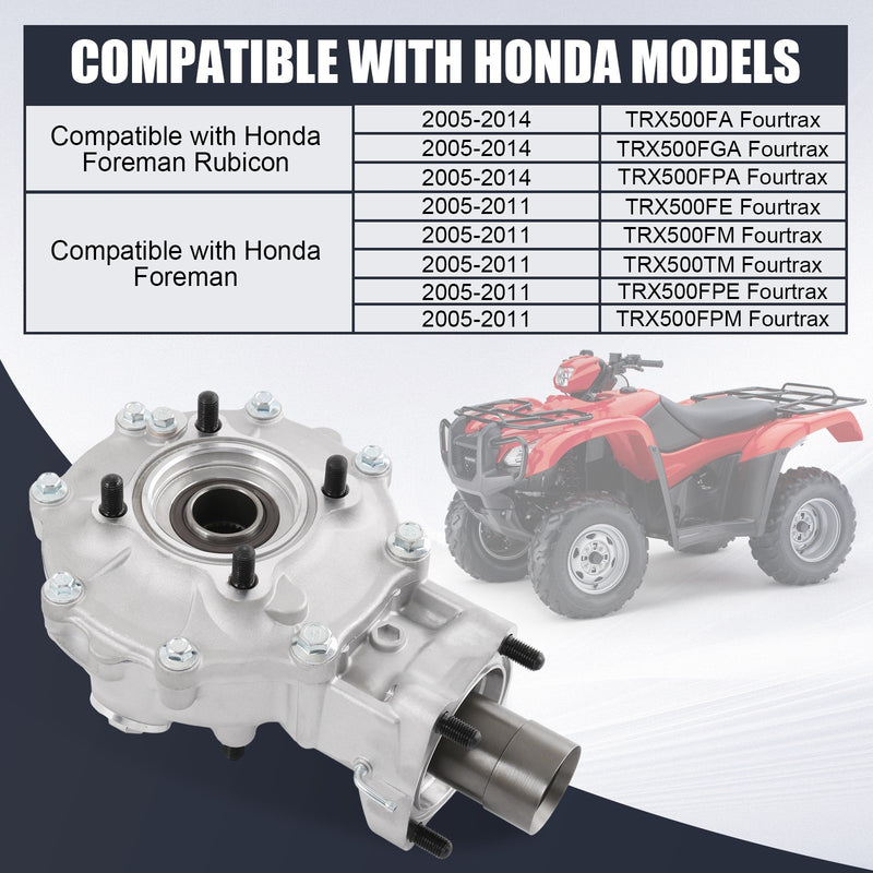 41300HP0B80 Rear Differential Assembly for Honda Foreman Rubicon 500 2005-2014