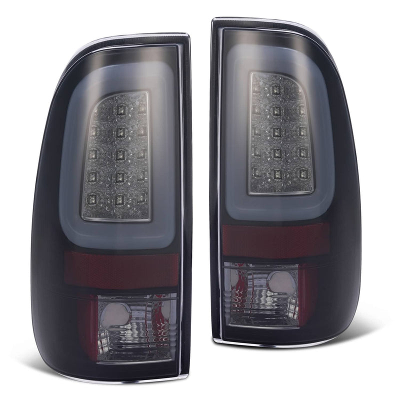 DURAFORCE Black Smoke LED Tube Tail Light Brake Lamp for Ford F150 97-03 F250 F350 99-07
