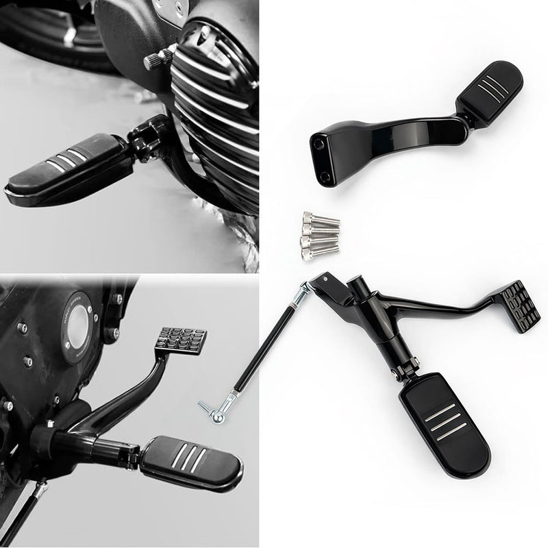 Mid Forward Controls Footpeg Pegs Levers for Harley Sportster XL 2004-2013