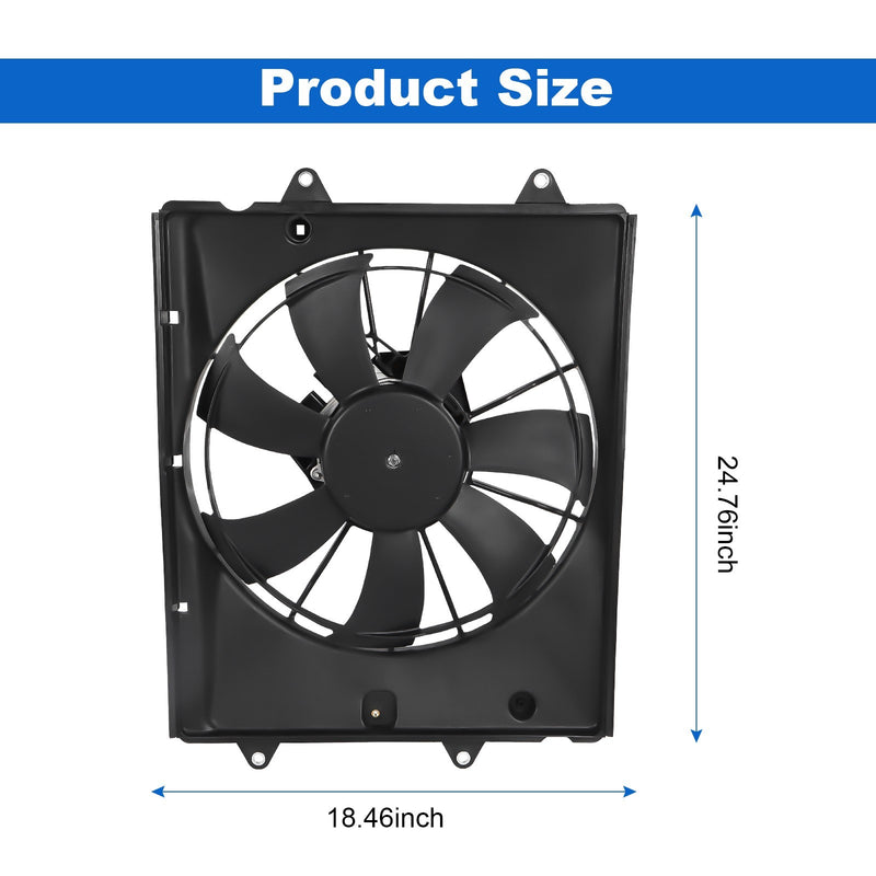 190155BAA01 Radiator Cooling Fan Assembly for Honda Civic 2.0L 2016-2021