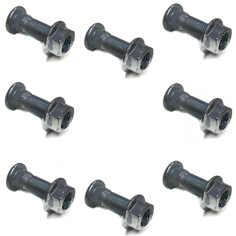 Wheel Studs Bolts 3/8 and Nuts 3/8-24 for Polaris 1994 1999 Sport 400L ATV 8