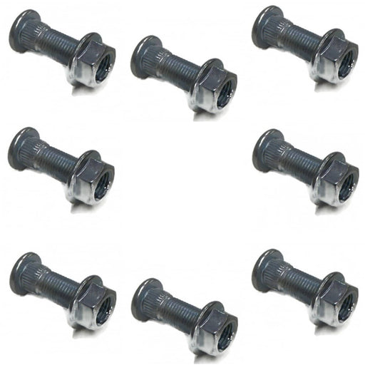 DURAFORCE Wheel Studs Bolts 3/8 and Nuts 3/8-24 for Polaris 1994 1999 Sport 400L ATV 8