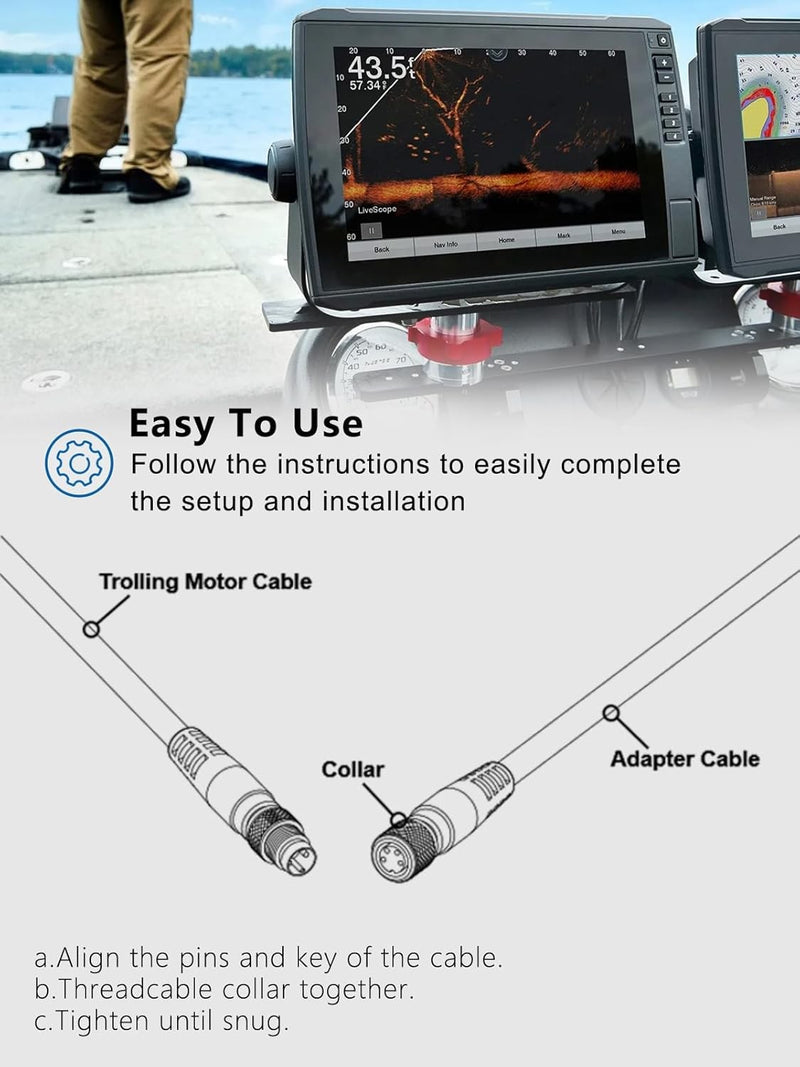 MKR-US2-1 Universal Sonar 2 Adapter Cable for Garmin GPSMAP Fishfinder