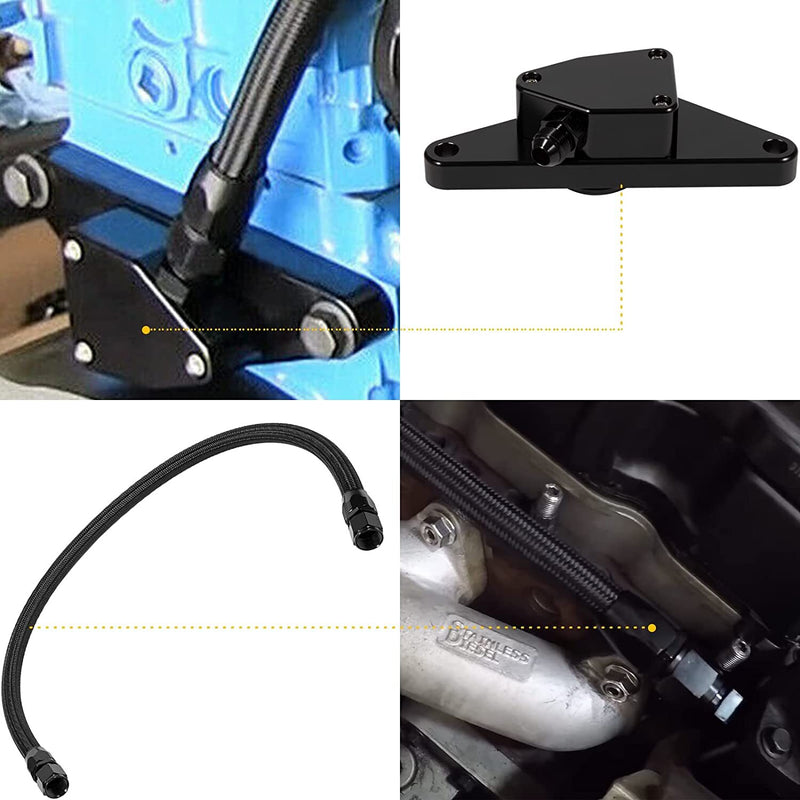 Coolant Bypass Kit for Dodge Ram 2007.5-2018 6.7L Cummins Diesel Engines
