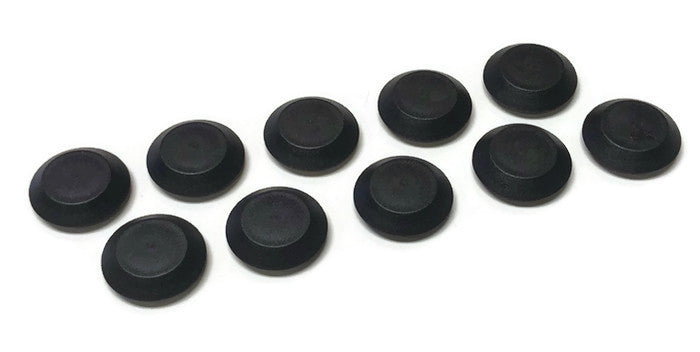 9/16 Inch Black Plastic Flush Mount Hole Plug for Auto Body Panel 10 Pieces