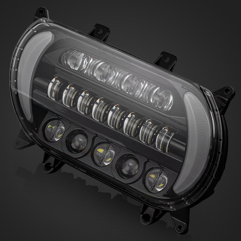 Plug&Play LED Headlight DRL High Low Beam for Harley Road Glide 2015-2024