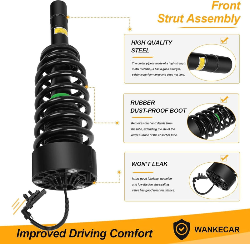 Front Shock Absorber Struts w/ Magnetic for Cadillac CT6 AWD 2016-2020 Pair
