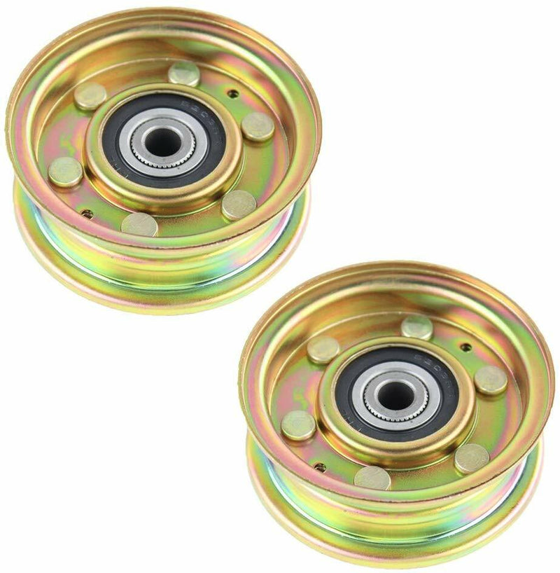 2 Flat Idler Pulley Repl MTD 756-0981A 756-04224 756-0981 112-3687