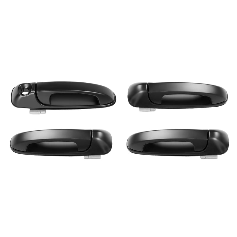 Exterior Door Handle Set for Dodge Ram 1500 2002-2011 Front Rear 4 Pieces