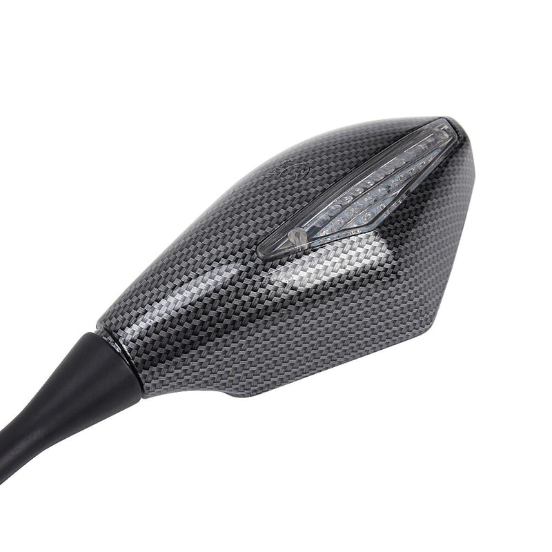 LED Turn Signal Integrated Rear View Mirrors for Suzuki Katana GSXR 600