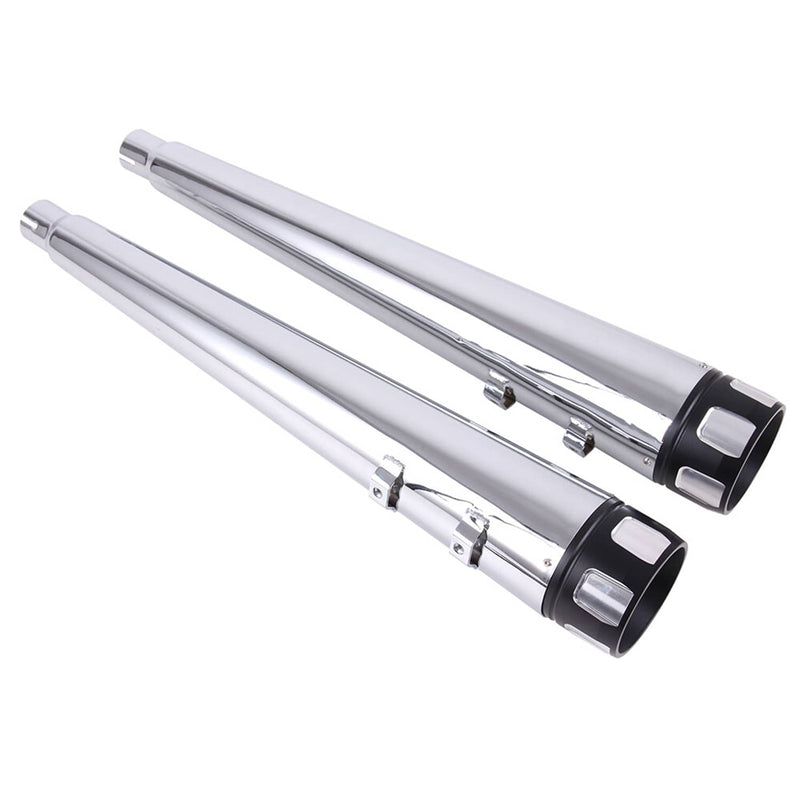4" Slip On Mufflers for Harley Touring Road Street Glide 1995-16 Exhaust Pipes