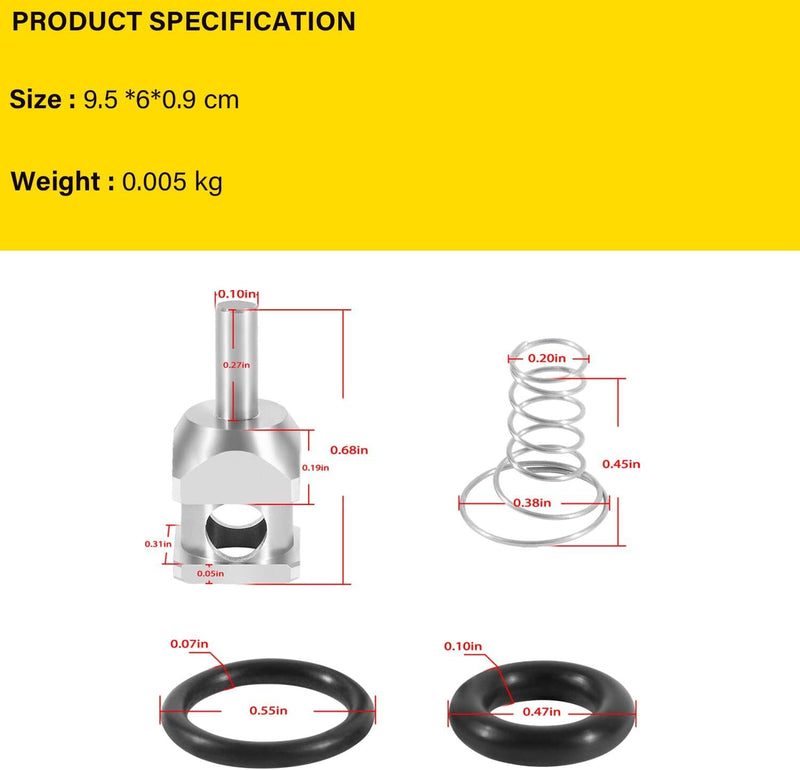 EFI Check Valve Rebuild Kit for Harley Davidson O-Rings Spring