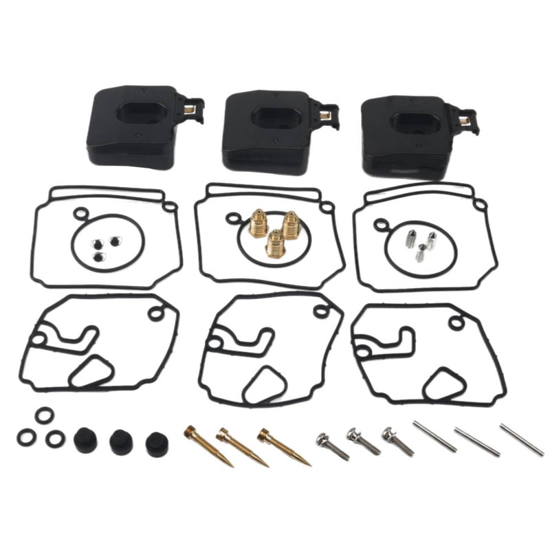 DURAFORCE 6H4-W0093-03-00 Carburetor Repair Kit for Yamaha 40HP 50HP 3Sets