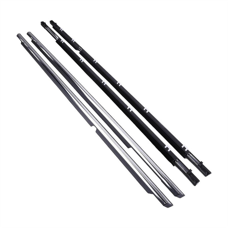 4Pcs Window Molding Trim Weather Strip Seal Strip for Toyota Camry 2002-2006