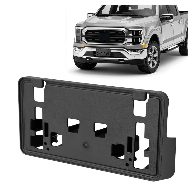 ML3Z-17A385-BB Front License Plate Bracket Frame Holder for Ford F150 2021-2023