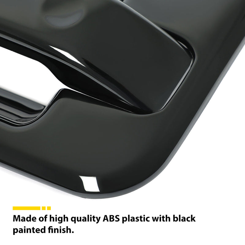 Black Painted Door Handle Covers with Keypad for Ford F150 Crew Cab 2004-2014