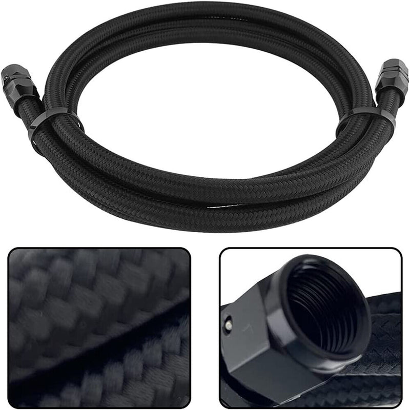 4L60E 4L65E TH350 TH400 Transmission Cooler 6AN Hose Line Kit for GM Automatic