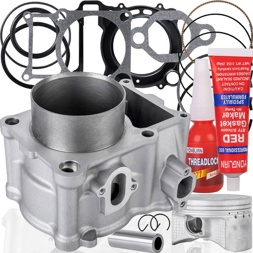 DURAFORCE Cylinder Piston Gasket Top End Kit 84.5mm for Yamaha Kodiak 400 Grizzly 400