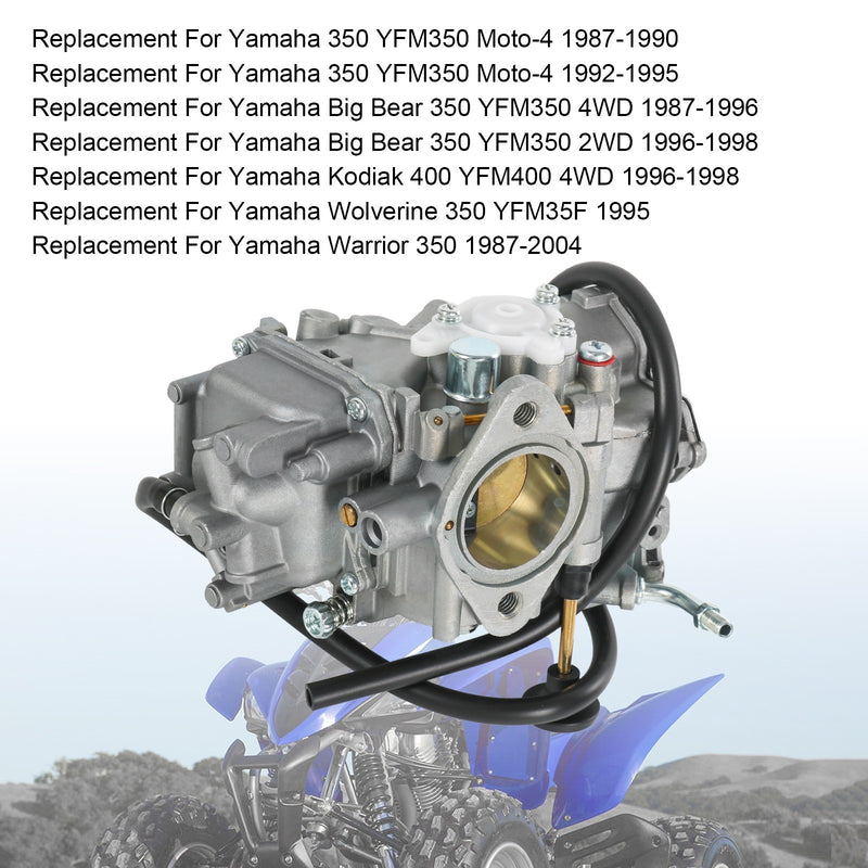 Carburetor for Yamaha YFM350 Moto-4 1987-1995 Big Bear 350 1987-1998