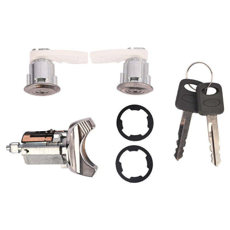 Ignition Door Lock Cylinder Set for Ford Bronco F-150 250 350 Keyed Alike