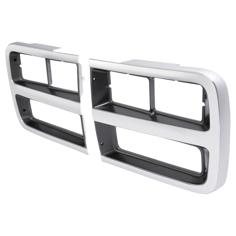 Headlight Bezel Door Set for Chevrolet G10 G20 G30 1992-95 Driver Passenger Pair