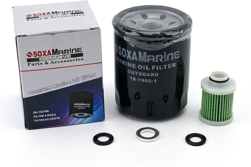 DURAFORCE 8M0222307 Outboards 100 Hour Oil Maintenance Kit for Suzuki 115HP 140HP 4-Stroke