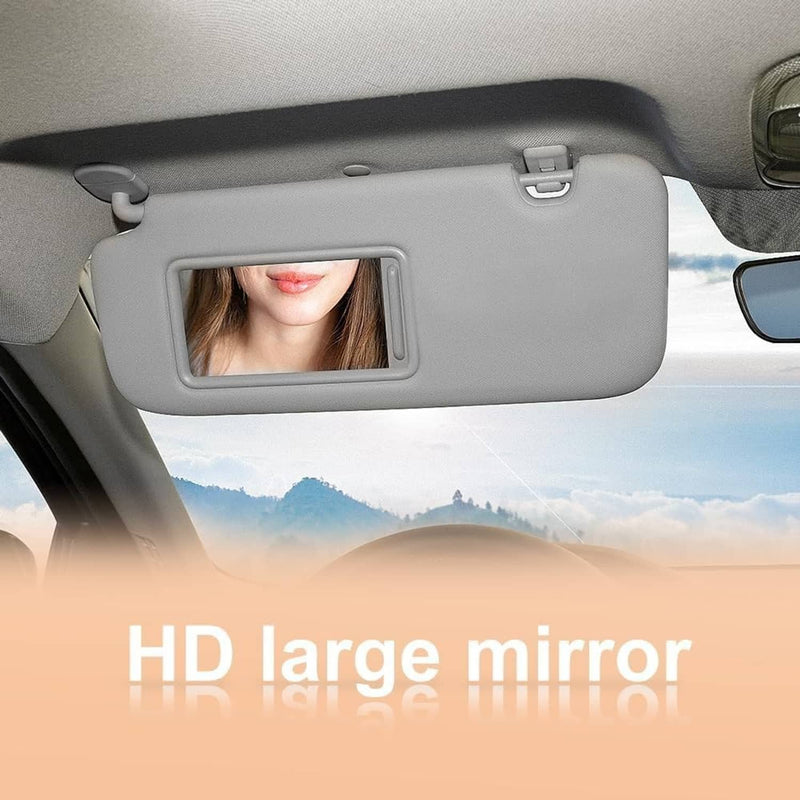 Sun Visor Pair Gray with Sunroof for Toyota Venza 2009-2016 74320-0T022-B1