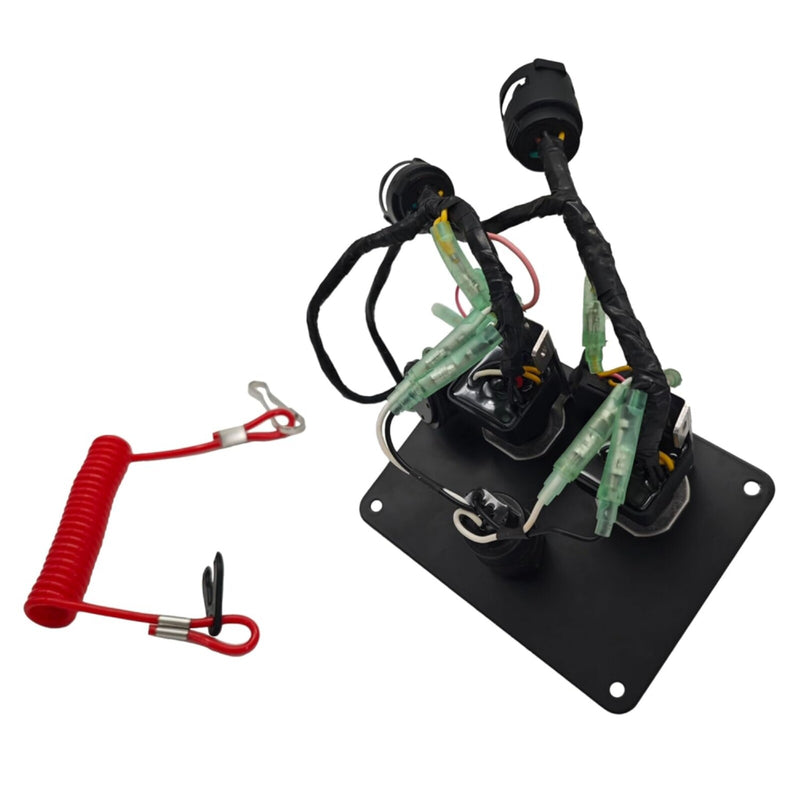 6K1-82570-08 Top Twin Dual Key Switch Assembly Panel for Yamaha 6K1-82570-13-00
